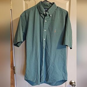 Polo Ralph Lauren Blake Medium Green Button Down Short Sleeve